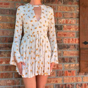 Free People large keyhole short dress
